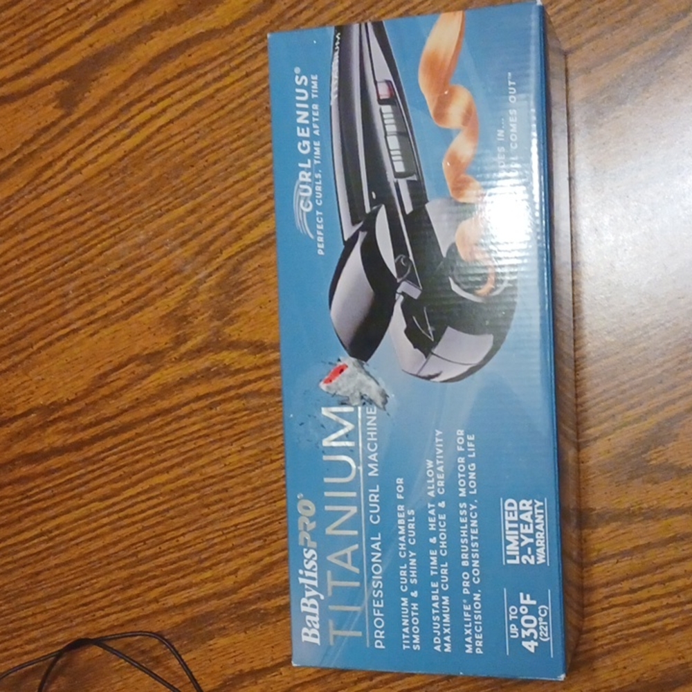 BaBylissPro Titanium curl genius - new